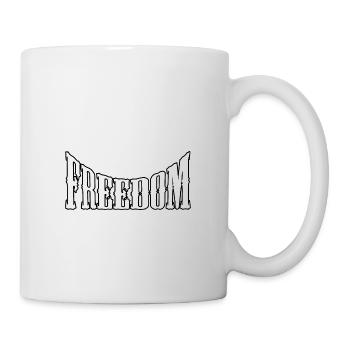 Freedom - Tasse - Weiß - Rechts