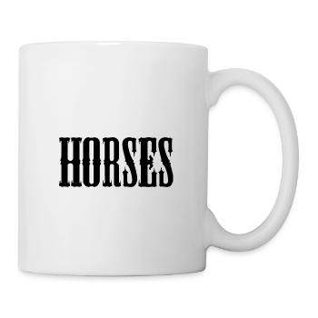 Horses - Tasse - Weiß - Rechts