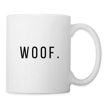 Quotes Woof LSBTFRQ - Tasse - Weiß - Rechts