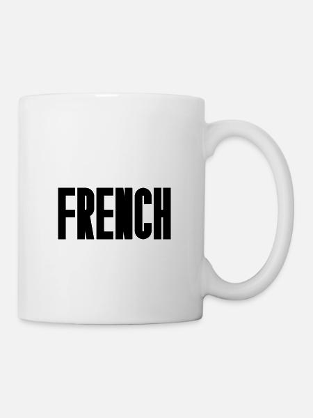 French - Mug - white