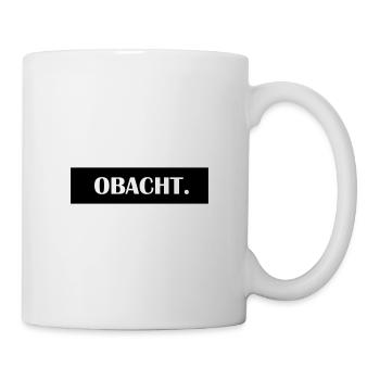 obacht - Tasse - Weiß - Rechts