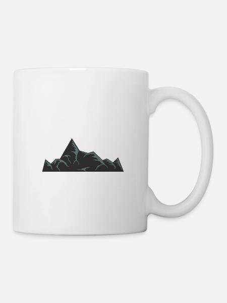 Berge - Tasse - Weiß