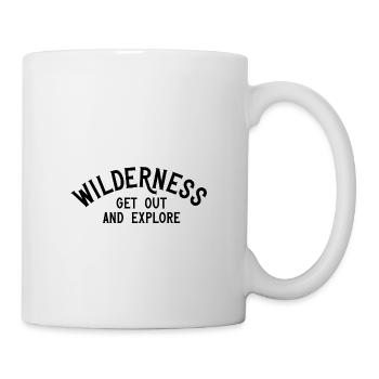 Sortez en pleine nature et explorez - Mug blanc - blanc - Droite