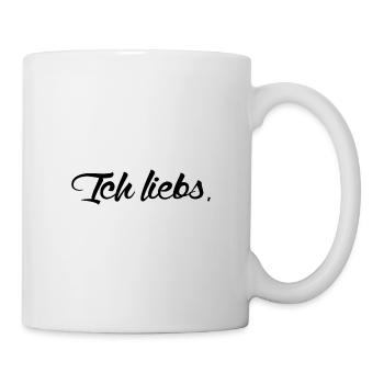 ich liebs - Tasse - Weiß - Rechts