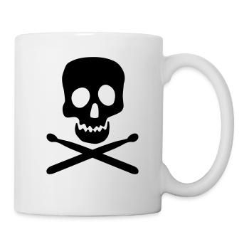 drums - Mug blanc - blanc - Droite