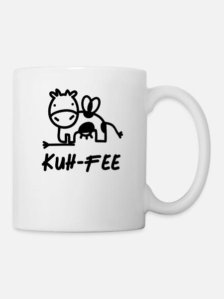Kuh Fee - Tasse - Weiß