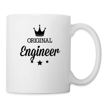Original drei Sterne Deluxe Ingenieur - Tasse - Weiß - Rechts
