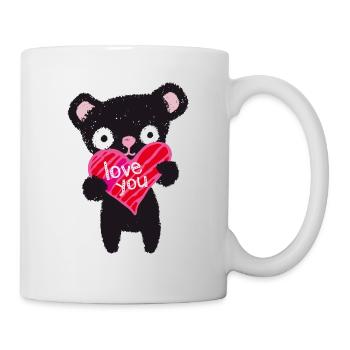 Amour Ours - Mug blanc - blanc - Droite