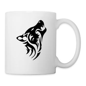 Tribal Wolf - Mug - white - Right