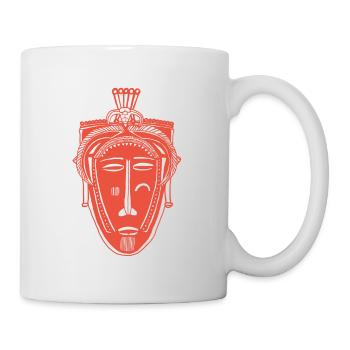Afrika Maske - Mug - white - Right