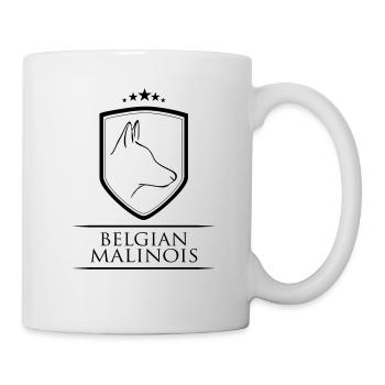 BELGIAN MALINOIS WAPPEN - Tasse - Weiß - Rechts