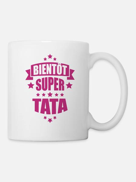 bientôt super tata - Mug blanc - blanc