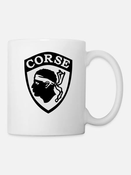 Corse Blason - Mug blanc - blanc