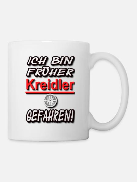 Ich bin früher Kreidler gefahren! - Tasse - Weiß