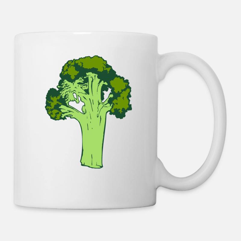 Brokkoli - Tasse - Weiß