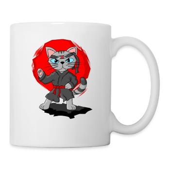Karaté Blacksuit Cadeau pour les enfants - Mug blanc - blanc - Droite