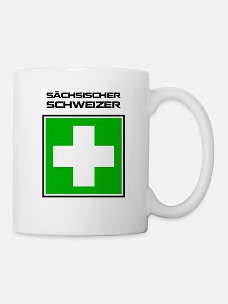 sächsischer schweizer 1 - Tasse - Weiß