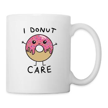Je Donut Care - Mug blanc - blanc - Droite