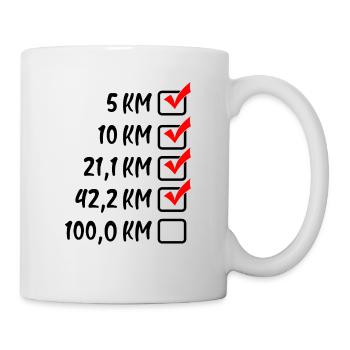 Ultramarathon Run - Tasse - Weiß - Rechts