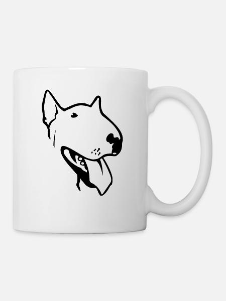 Bull Terrier Terrier Bulldoge Pit Bull - Mug - white