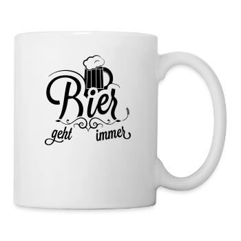 Beer goes! Drinking, stag, craftsman - Mug - white - Right