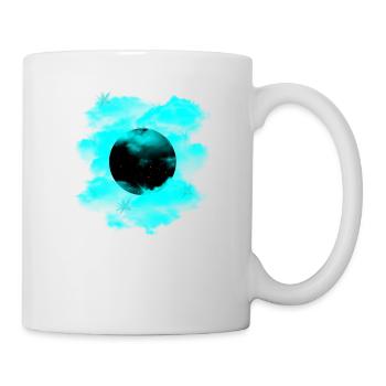 Black Hole Turquoise Cloud - Mug - white - Right
