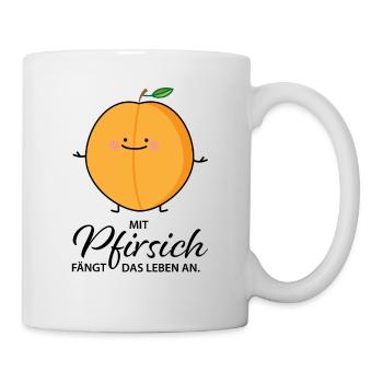 Mit vierzig - Tasse - Weiß - Rechts