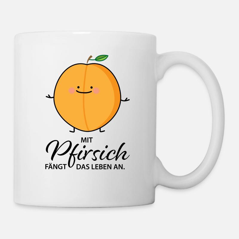 Mit vierzig - Tasse - Weiß