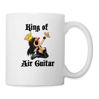 King of Air Guitar - Tasse - Weiß - Rechts