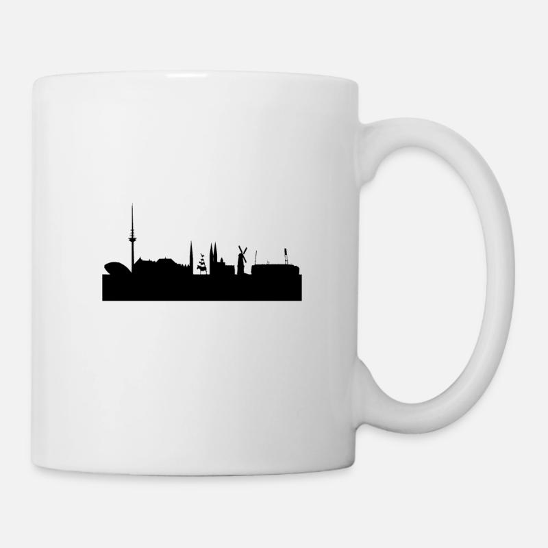 Bremen Skyline - Tasse - Weiß