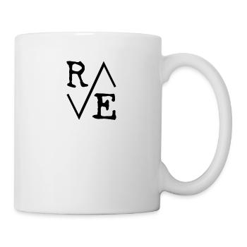 rave techno goa edm party alcohol music - Mug - white - Right