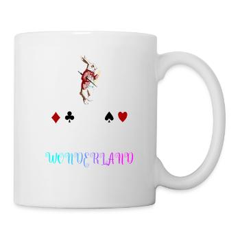 Il est temps pour le pays des merveilles - Mug blanc - blanc - Droite