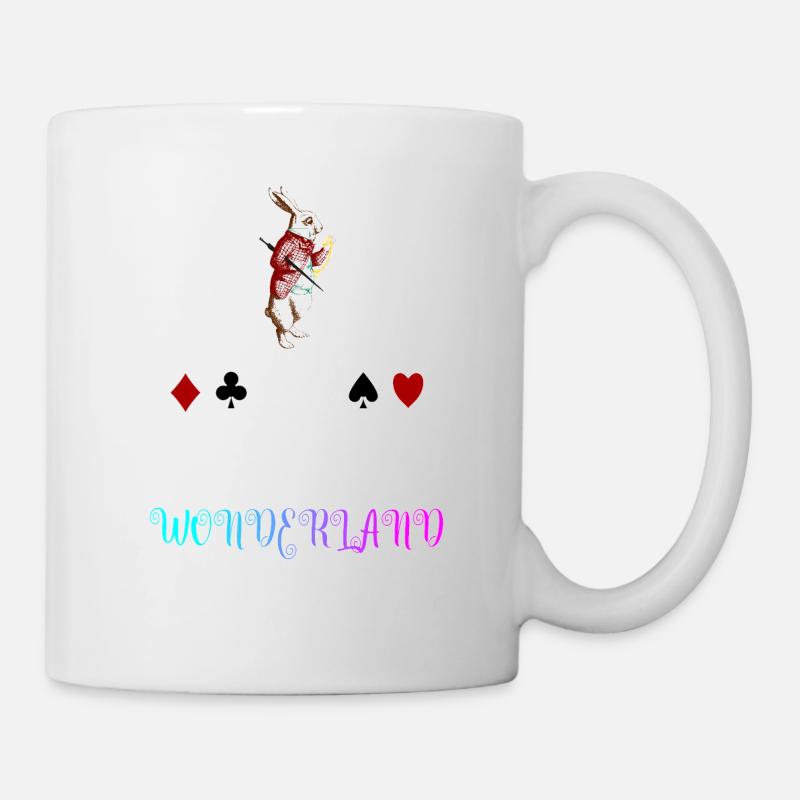 Time for Wonderland - Tasse - Weiß