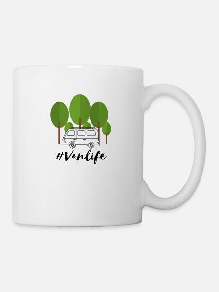 Van Life - Voyage / Road Trip - Mug blanc - blanc