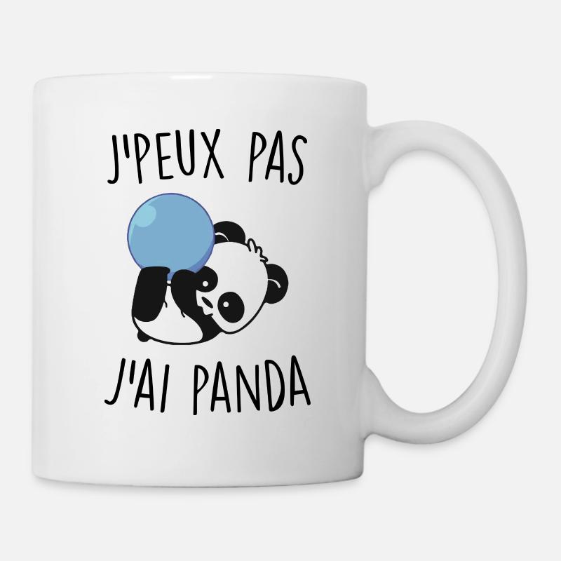 J'peux pas j'ai panda - Mug blanc - blanc