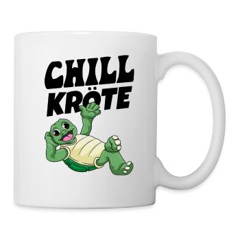 Chillkröte Schildkröte Rente Pensionierung - Tasse - Weiß - Rechts