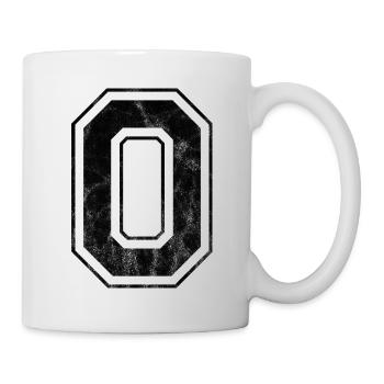 Anzahl 0 - Tasse - Weiß - Rechts