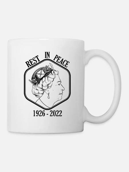 RIP Reine - Mug blanc - blanc