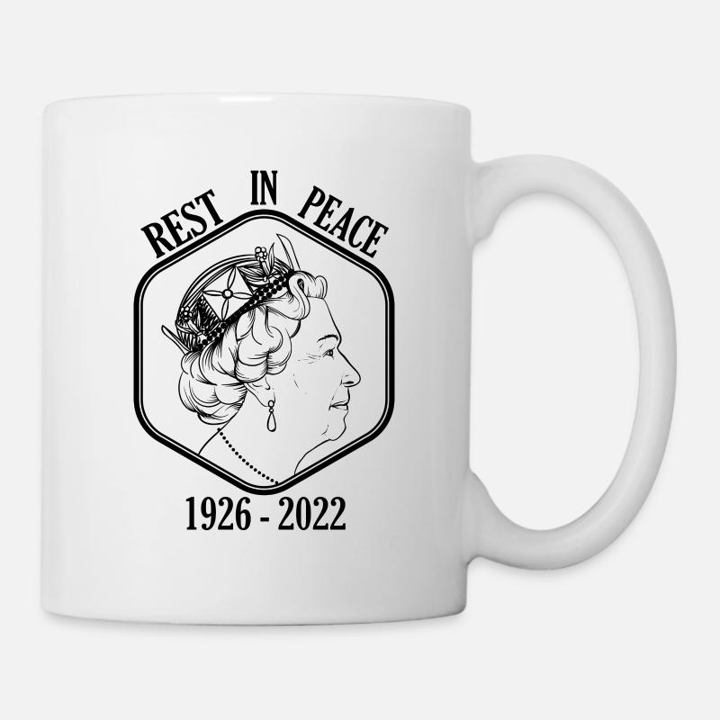 RIP Reine - Mug blanc - blanc