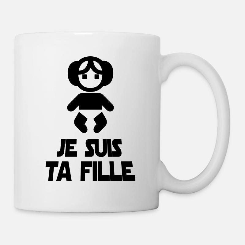 Je suis ta fille - Mug blanc - blanc