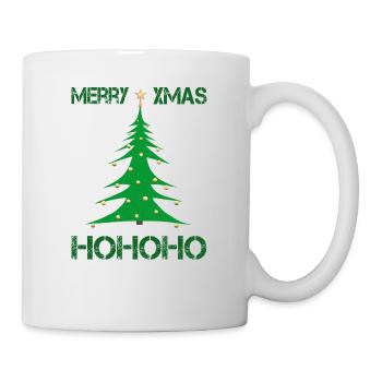 Merry Christmas xmas - Tasse - Weiß - Rechts