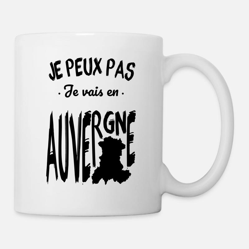 Je peux pas je vais en Auvergne - Mug blanc - blanc