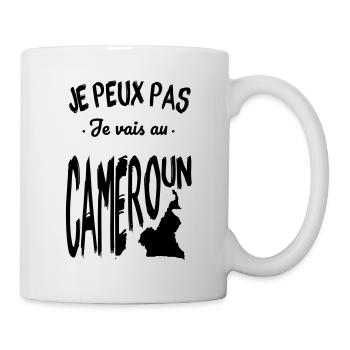 Je peux pas je vais au Cameroun - Mug blanc - blanc - Droite