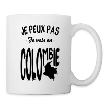 Je peux pas je vais en Colombie - Mug blanc - blanc - Droite