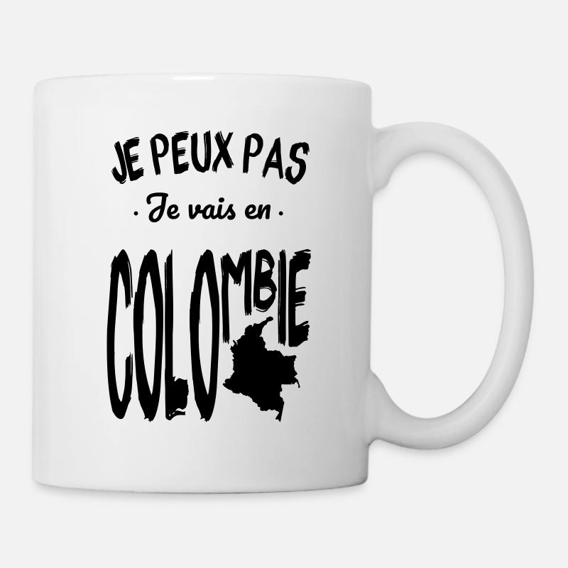 Je peux pas je vais en Colombie - Mug blanc - blanc