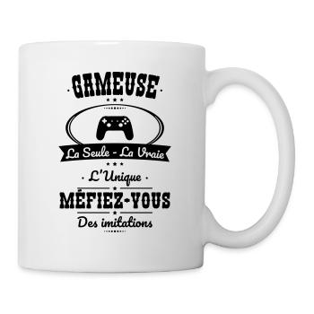 Gameuse - La seule - La vraie - L'unique - Mug blanc - blanc - Droite
