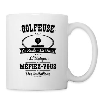 Golfeuse - La seule - La vraie - L'unique - Mug blanc - blanc - Droite