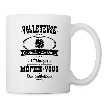 Volleyeuse - La seule - La vraie - L'unique - Mug blanc - blanc - Droite