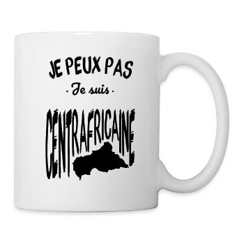 Je peux pas je suis Centrafricaine - Mug blanc - blanc - Droite