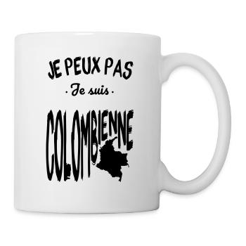 Je peux pas je suis Colombienne - Mug blanc - blanc - Droite